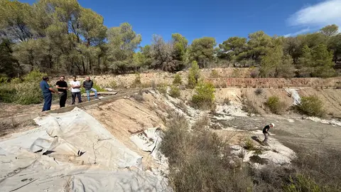 La Nucía recupera la Balsa de Canutes tras una inversión de 48.225 euros de la Generalitat La Nucía recupera la Balsa de Canutes tras una inversión de 48.225 euros de la Generalitat