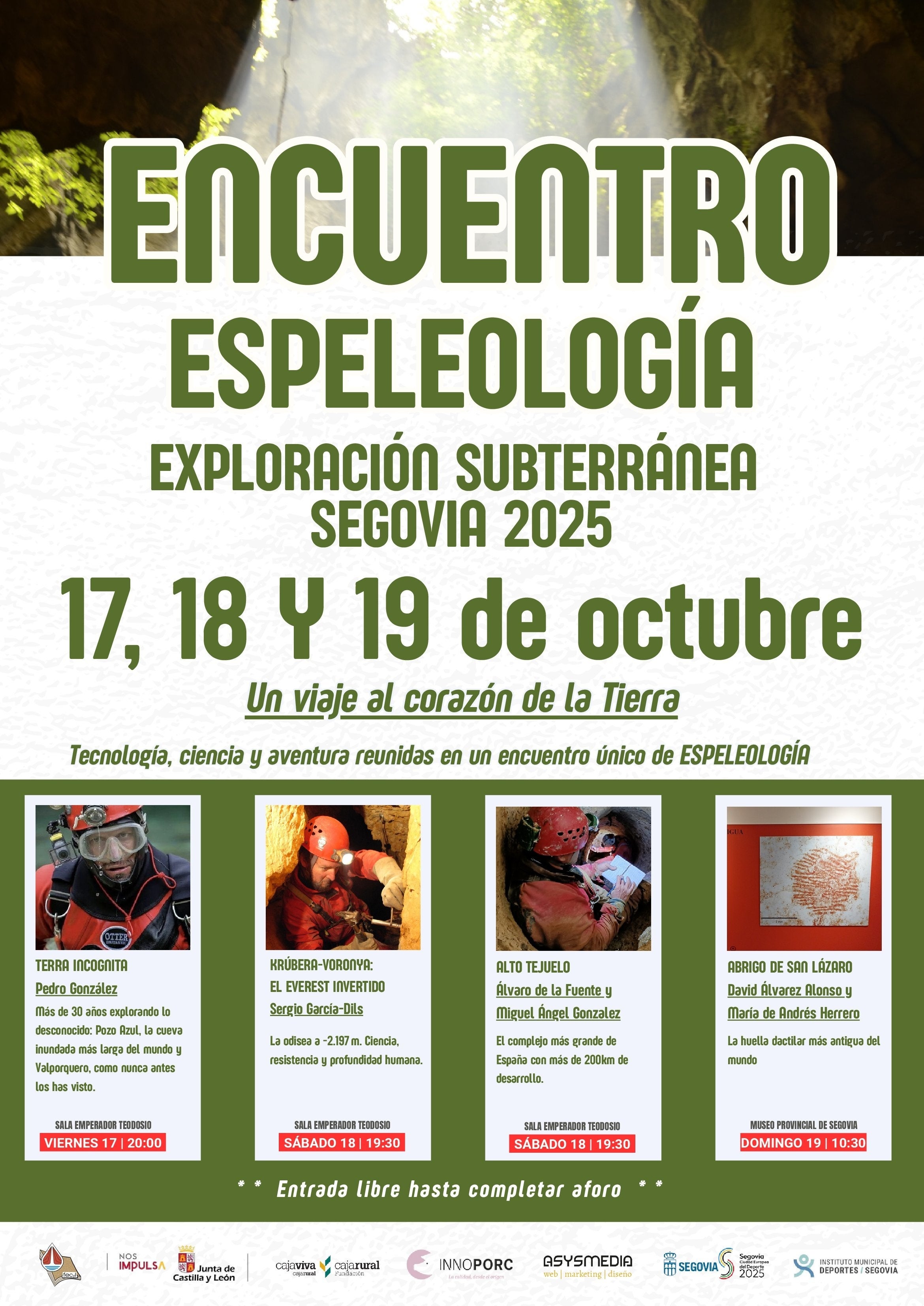 Segovia revive este fin de semana los grandes hitos de la espeleología mundial Segovia revive este fin de semana los grandes hitos de la espeleología mundial