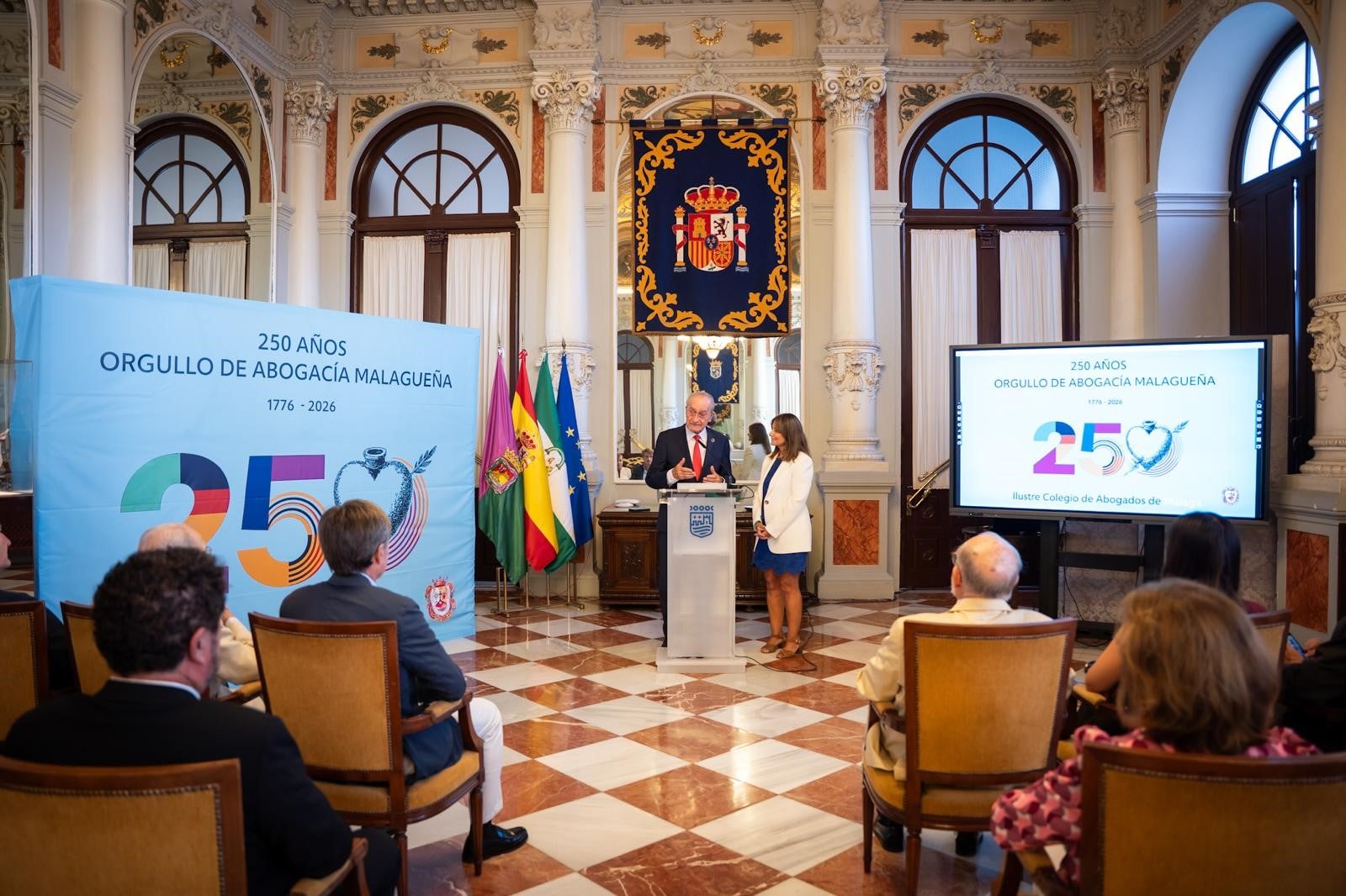 El Colegio de Abogados de Málaga inicia los actos por su 250 aniversario bajo el lema ‘Orgullo de abogacía malagueña’ El Colegio de Abogados de Málaga inicia los actos por su 250 aniversario bajo el lema ‘Orgullo de abogacía malagueña’