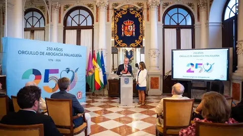 El Colegio de Abogados de Málaga inicia los actos por su 250 aniversario bajo el lema ‘Orgullo de abogacía malagueña’ El Colegio de Abogados de Málaga inicia los actos por su 250 aniversario bajo el lema ‘Orgullo de abogacía malagueña’