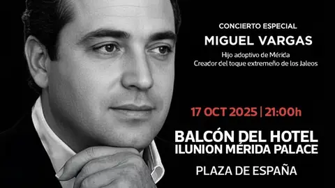 Homenaje al guitarrista Benito de Mérida en su centenario con un concierto único de Miguel Vargas Homenaje al guitarrista Benito de Mérida en su centenario con un concierto único de Miguel Vargas
