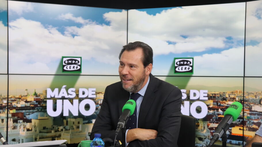&Oacute;scar Puente, durante la entrevista con Carlos Alsina/ Samuel Portillo