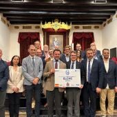 Acto de presentación de la candidatura de Elche a Capital Mediterránea del Deporte 2026. 