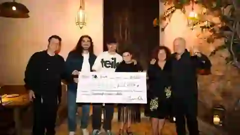 Christian y Alan Anadón, con Rampa, representantes de APMEEF y Javier Anadón Christian y Alan Anadón, con Rampa, representantes de APMEEF y Javier Anadón