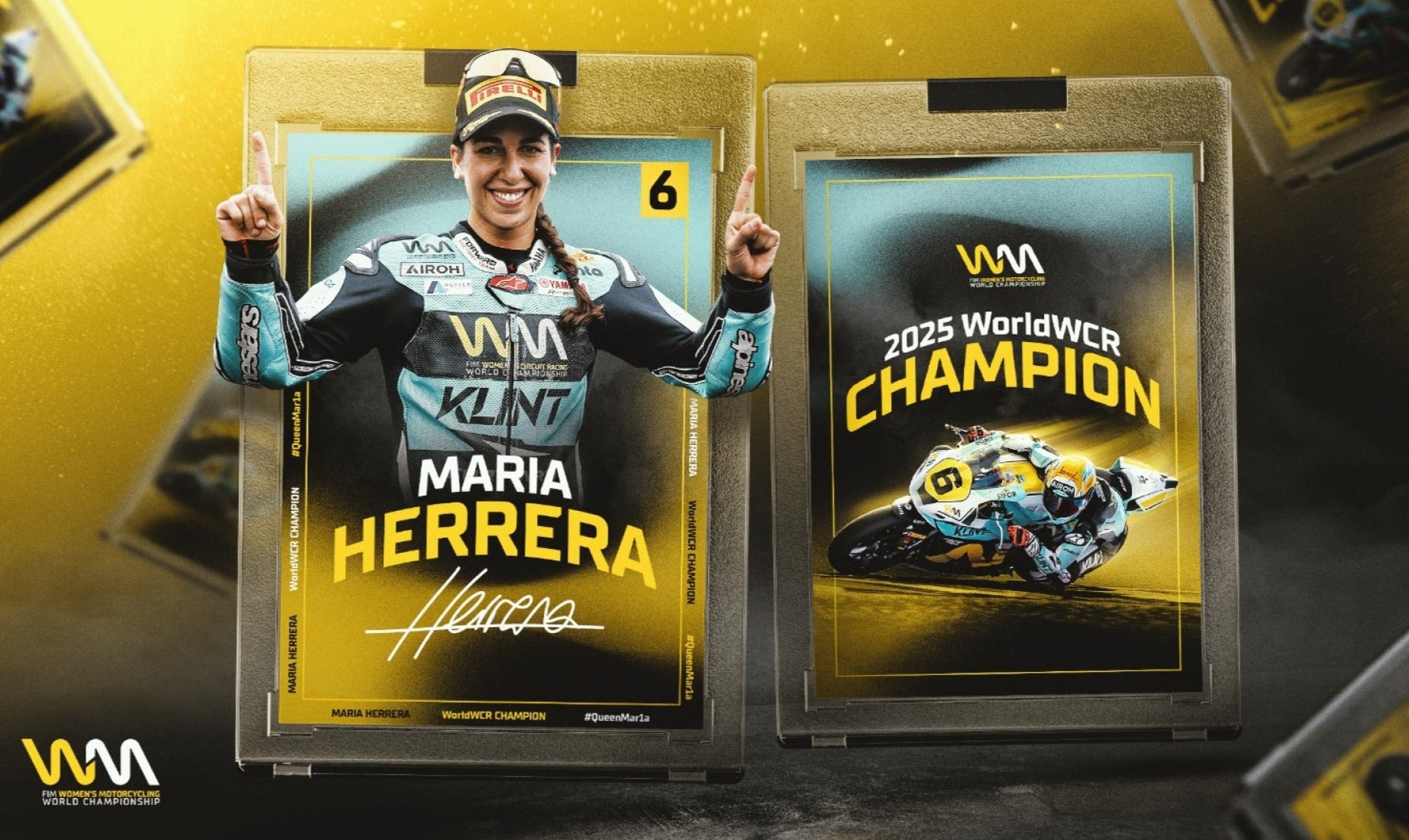 María Herrera ya tiene su merecido mundial María Herrera ya tiene su merecido mundial