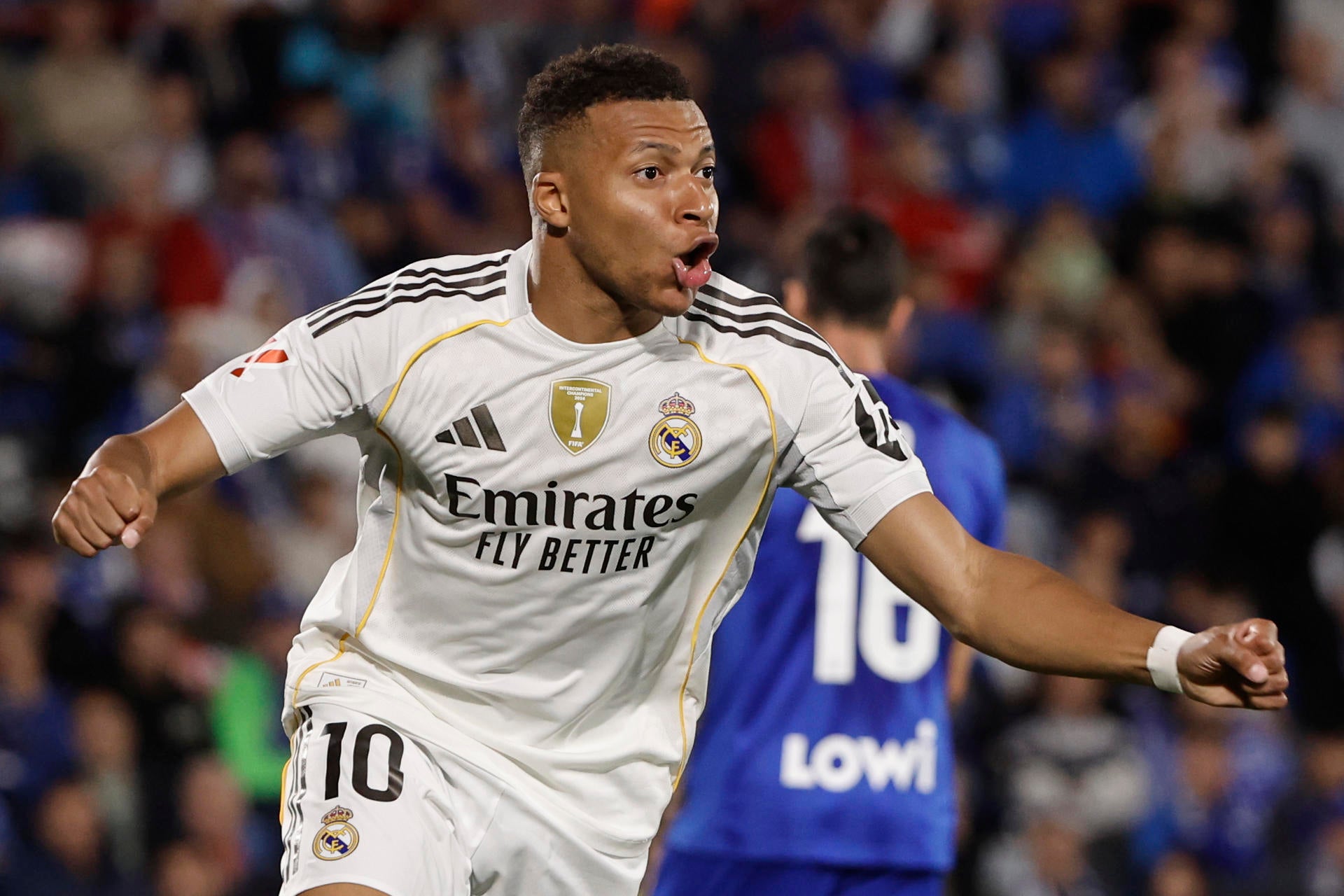 Un gol de Mbappé da la victoria al Real Madrid ante el Getafe Un gol de Mbappé da la victoria al Real Madrid ante el Getafe