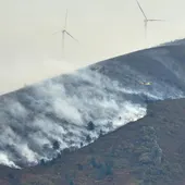 Extinguido el incendio en la Sierra de Elgea (Álava) Extinguido el incendio en la Sierra de Elgea (Álava)