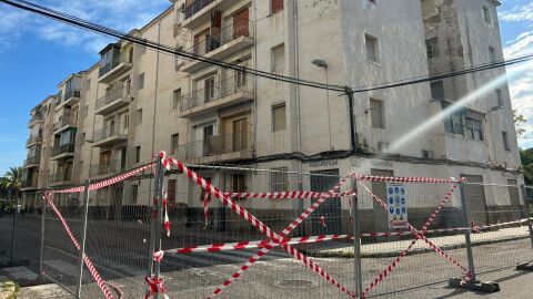 Edificio en ruinas del barrio de San Ant&oacute;n de Elche.