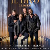 IL DIVO LLEGA A MÁLAGA EL PRÓXIMO 7 DE DICIEMBRE CON SU GIRA “CLOSER” IL DIVO LLEGA A MÁLAGA EL PRÓXIMO 7 DE DICIEMBRE CON SU GIRA “CLOSER”