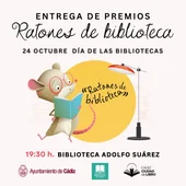 Cartel de la entrega de premios que se realizará en la Biblioteca Adolfo Suárez Cartel de la entrega de premios que se realizará en la Biblioteca Adolfo Suárez
