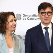 María Jesús Montero i Salvador Illa al fòrum 'World in progress' 