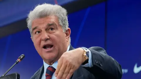 Laporta: "Si no hay una mano blanca en el arbitraje, se le parece mucho"