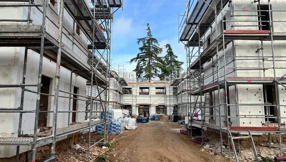 Avance de las obras de la nueva residencia de mayores Los Olmos de Guadalajara Avance de las obras de la nueva residencia de mayores Los Olmos de Guadalajara