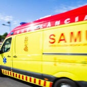 Una ambulancia del SAMU