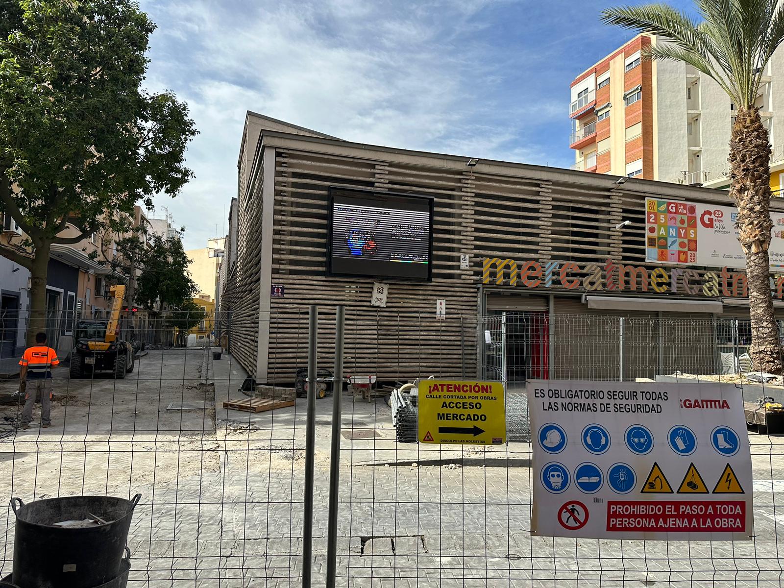 Arrancan las obras de reurbanización del entorno del Mercat de La Vila Joiosa Arrancan las obras de reurbanización del entorno del Mercat de La Vila Joiosa