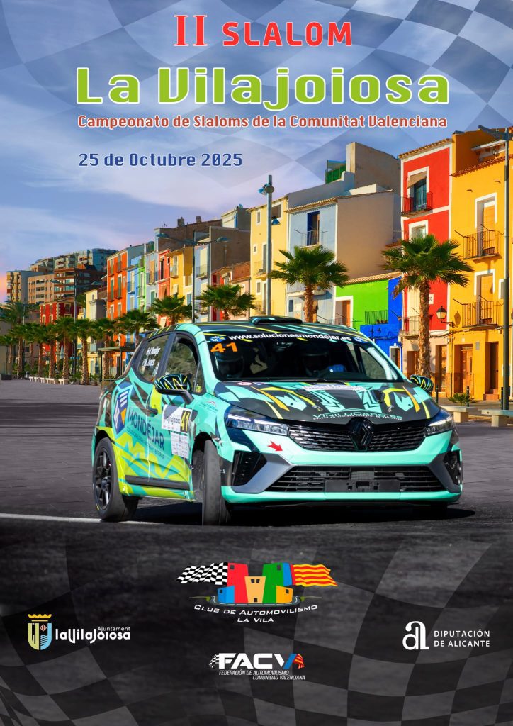 Este fin de semana llega el II Slalom Villajoyosa organizado por el Club de Automovilismo La Vila Este fin de semana llega el II Slalom Villajoyosa organizado por el Club de Automovilismo La Vila