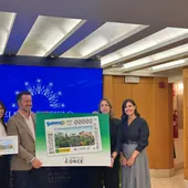 Presentación del cupón de la ONCE dedicado al Año Jubilar de Elche. Presentación del cupón de la ONCE dedicado al Año Jubilar de Elche.
