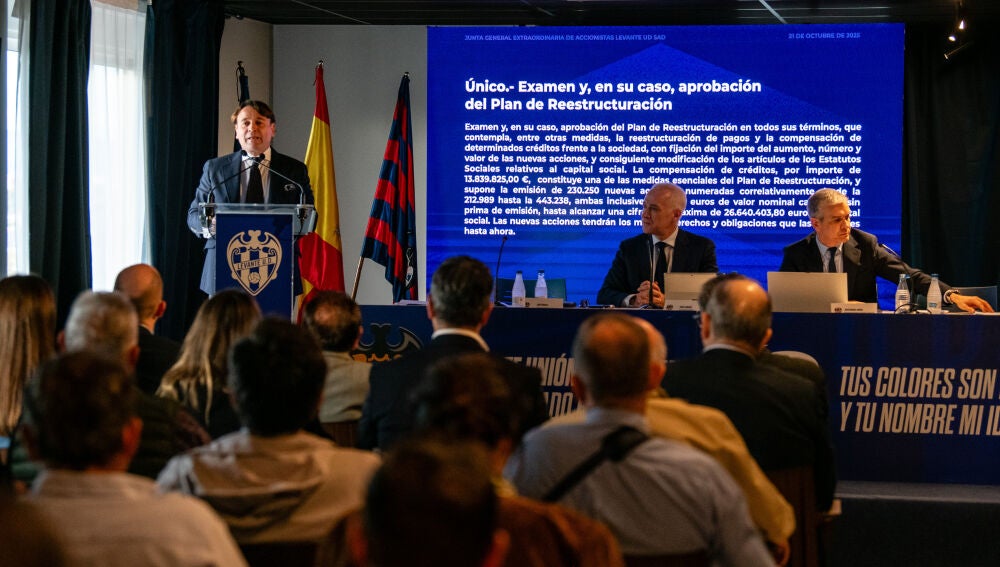 Junta General Extraordinaria del Levante UD