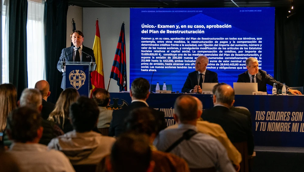 Junta General Extraordinaria del Levante UD Junta General Extraordinaria del Levante UD