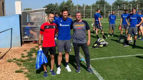 El tolosarra, en el recinto deportivo del municipio salmantino El tolosarra, en el recinto deportivo del municipio salmantino