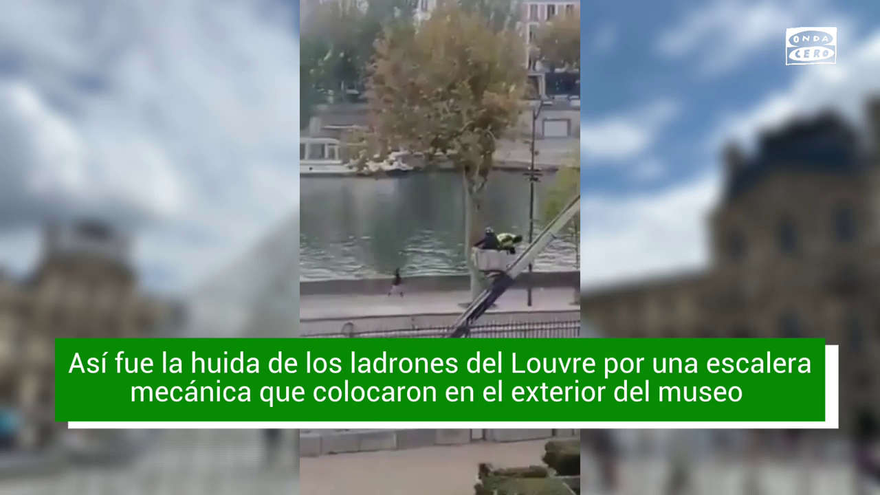 Aparece un nuevo vídeo de los ladrones del Louvre huyendo del museo con las joyas y a plena luz del día Aparece un nuevo vídeo de los ladrones del Louvre huyendo del museo con las joyas y a plena luz del día