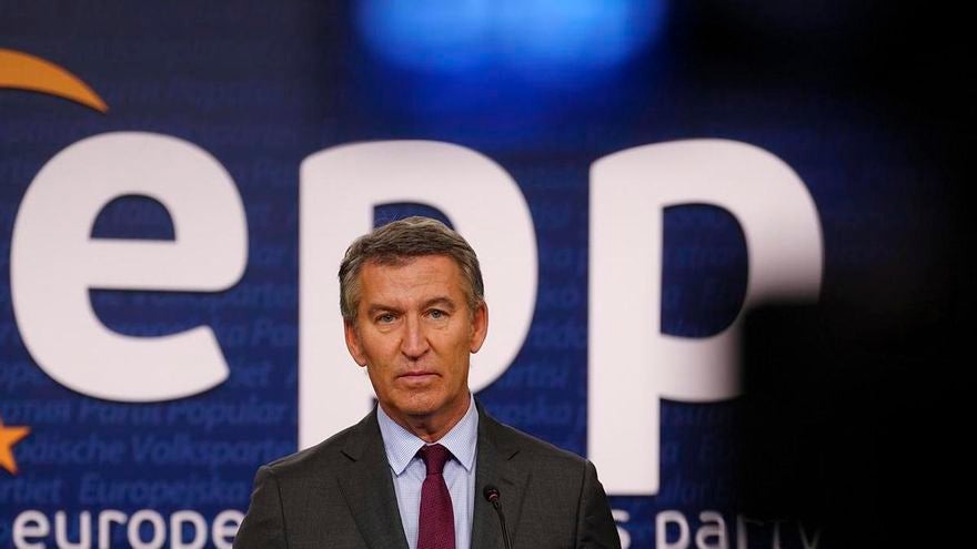 Feijóo deja en manos de Azcón la decisión del adelanto electoral Feijóo deja en manos de Azcón la decisión del adelanto electoral