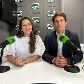 Manuel Carrasco con Sandra Fernández Peñín