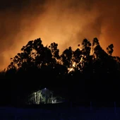 Incendio en el monte Areo de Gijón Incendio en el monte Areo de Gijón