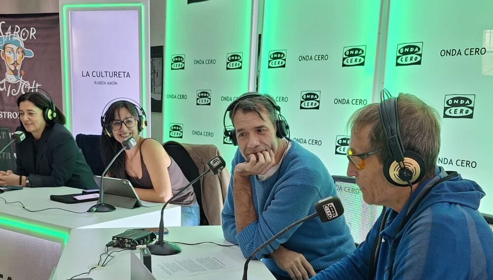 Los culturetas en un momento del programa especial desde Villanueva de los Infantes