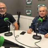 Juan Domingo Cortés y Wenceslao Ferrando, Presidente y Vicepresidente de la Comunitat de Regants i Usuaris de Callosa d'en Sarrià.