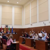 Imagen del pleno celebrado en Chiclana Imagen del pleno celebrado en Chiclana