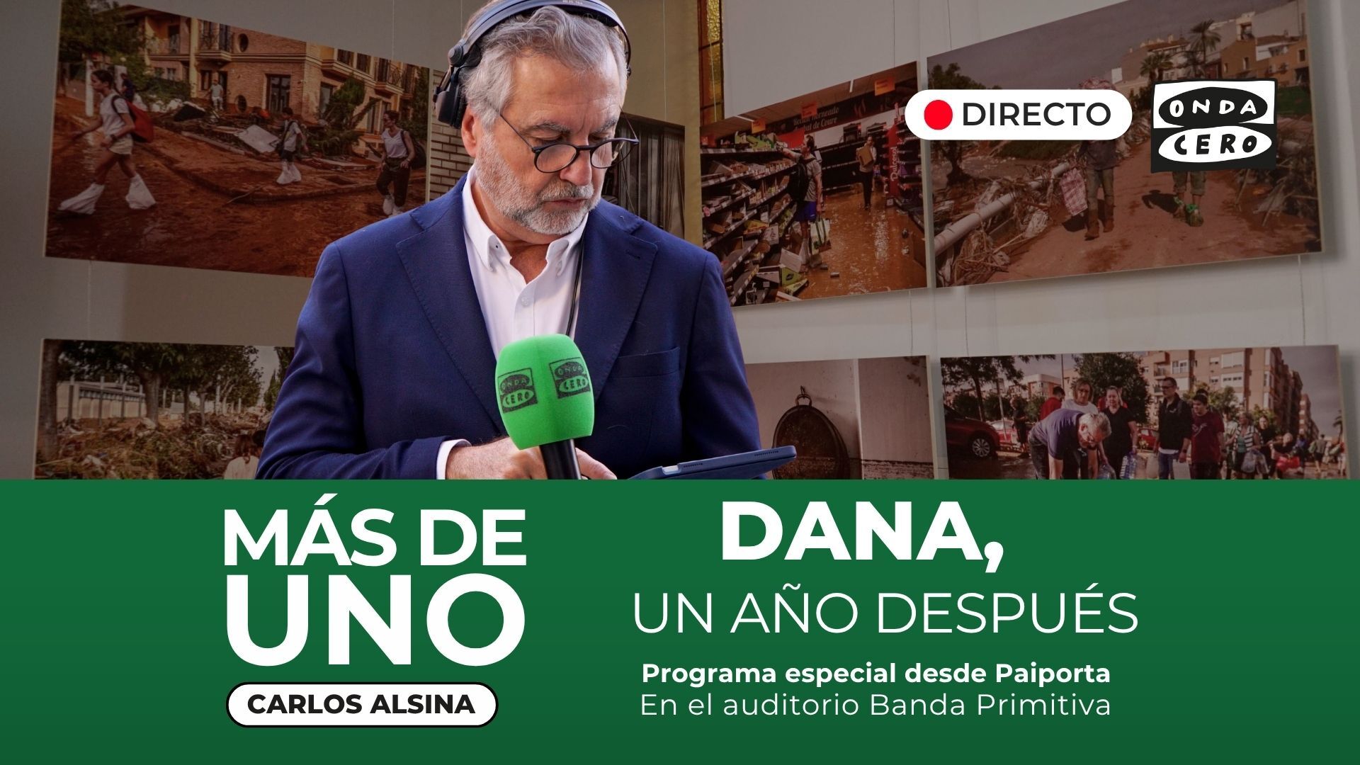 Cartela Más de uno dana, un año después paiporta Cartela Más de uno dana, un año después paiporta