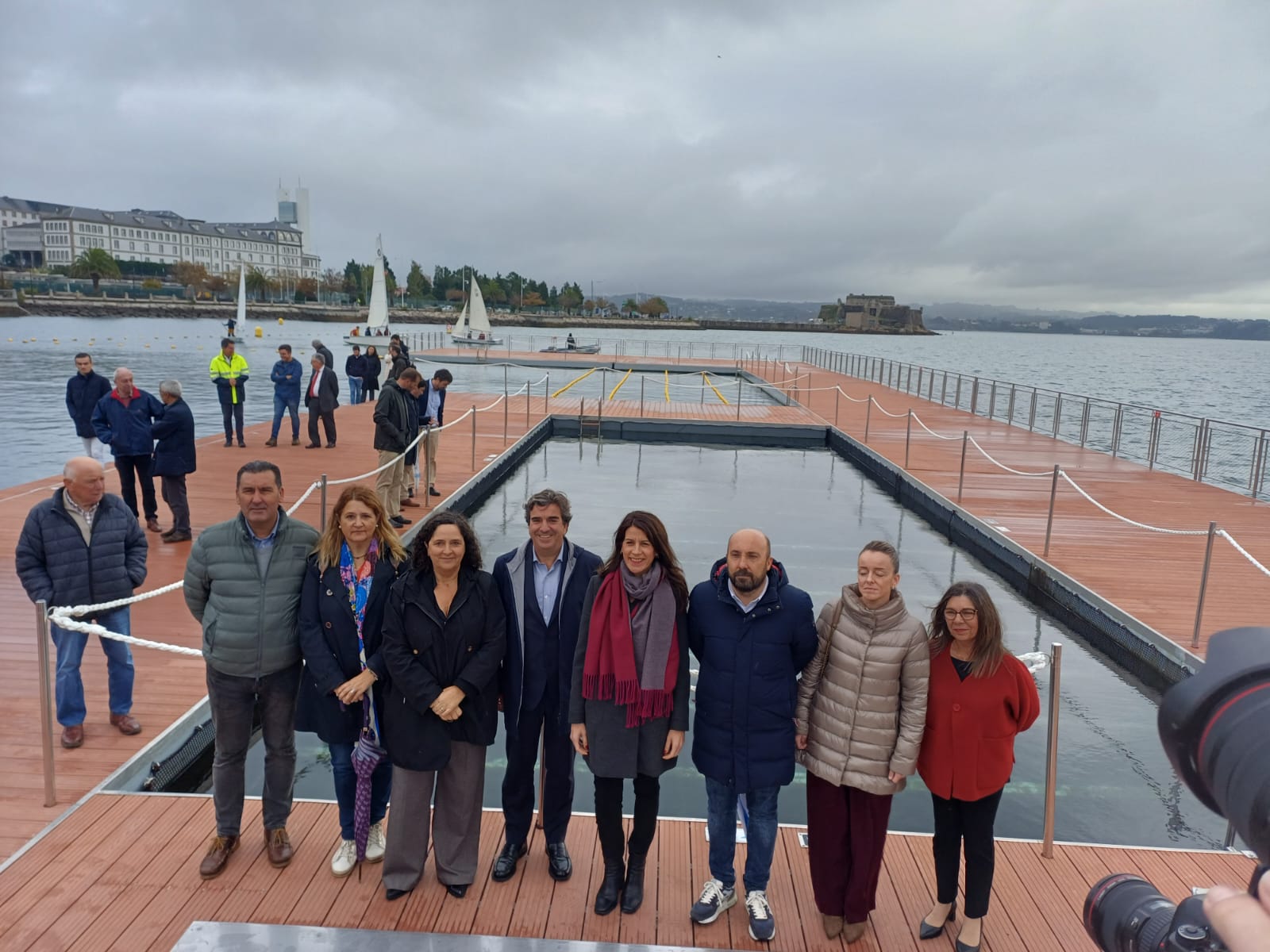 Inaugurada la plataforma de baño del Parrote Inaugurada la plataforma de baño del Parrote