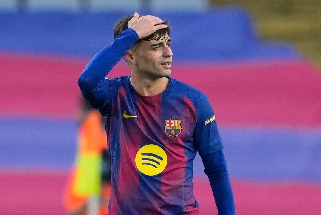 Pedri estará varias semanas de baja por una lesión muscular Pedri estará varias semanas de baja por una lesión muscular