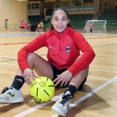 Alba García jugadora del Segosala Alba García jugadora del Segosala