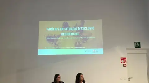 Presentación del estudio 'Familias en situación de exclusión residencial' elaborado por la Fundació Sant Joan de Déu Mallorca Presentación del estudio 'Familias en situación de exclusión residencial' elaborado por la Fundació Sant Joan de Déu Mallorca
