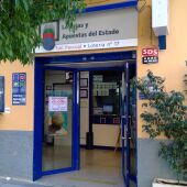 Imagen de archivo de la Administración de Lotería de Elche que ha sellado el boleto premiado en el sorteo de Euromillones.