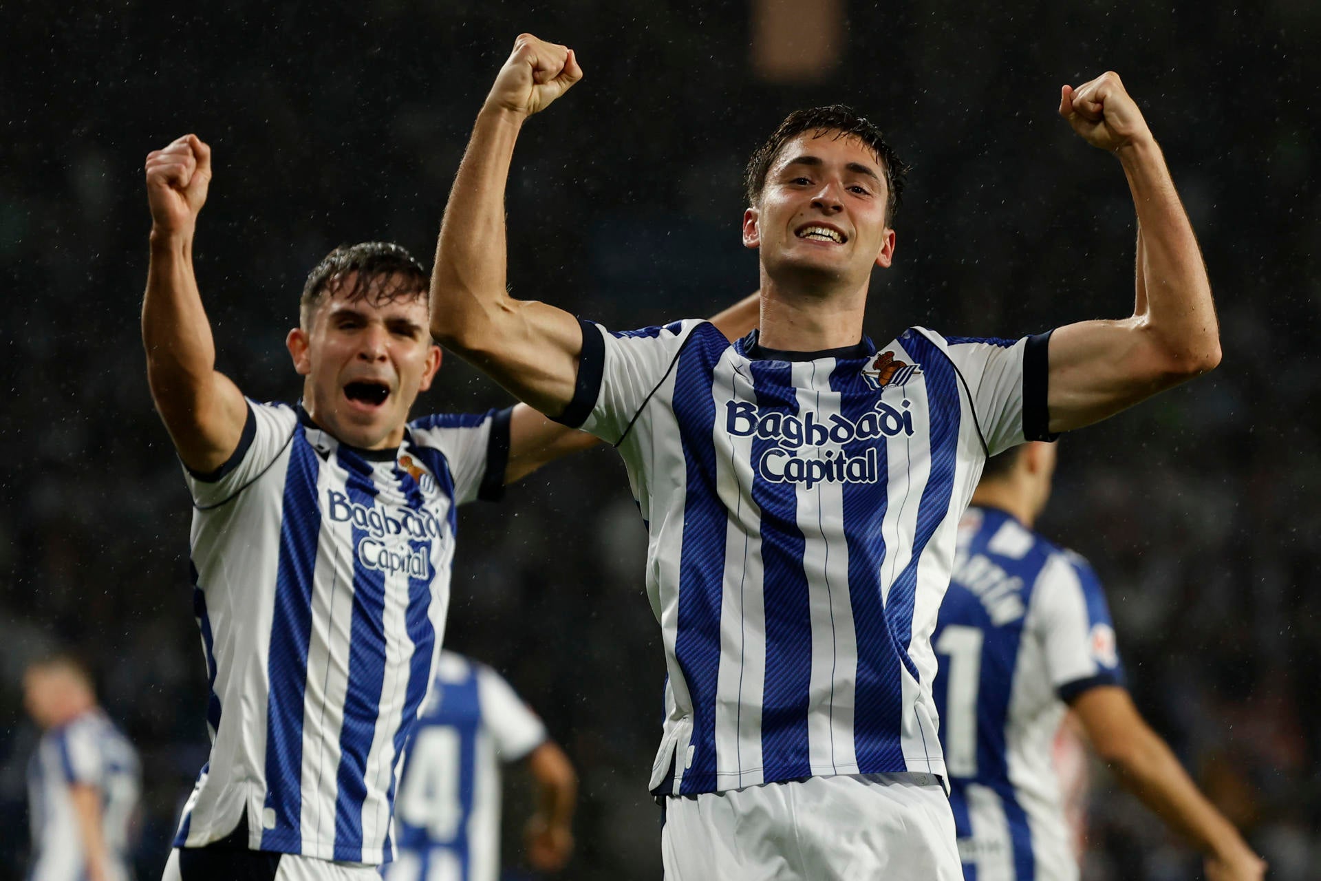 Jon Gorrotxategi, tras ganar su primer derbi con la Real Sociedad: "Ha sido increíble" Jon Gorrotxategi, tras ganar su primer derbi con la Real Sociedad: "Ha sido increíble"