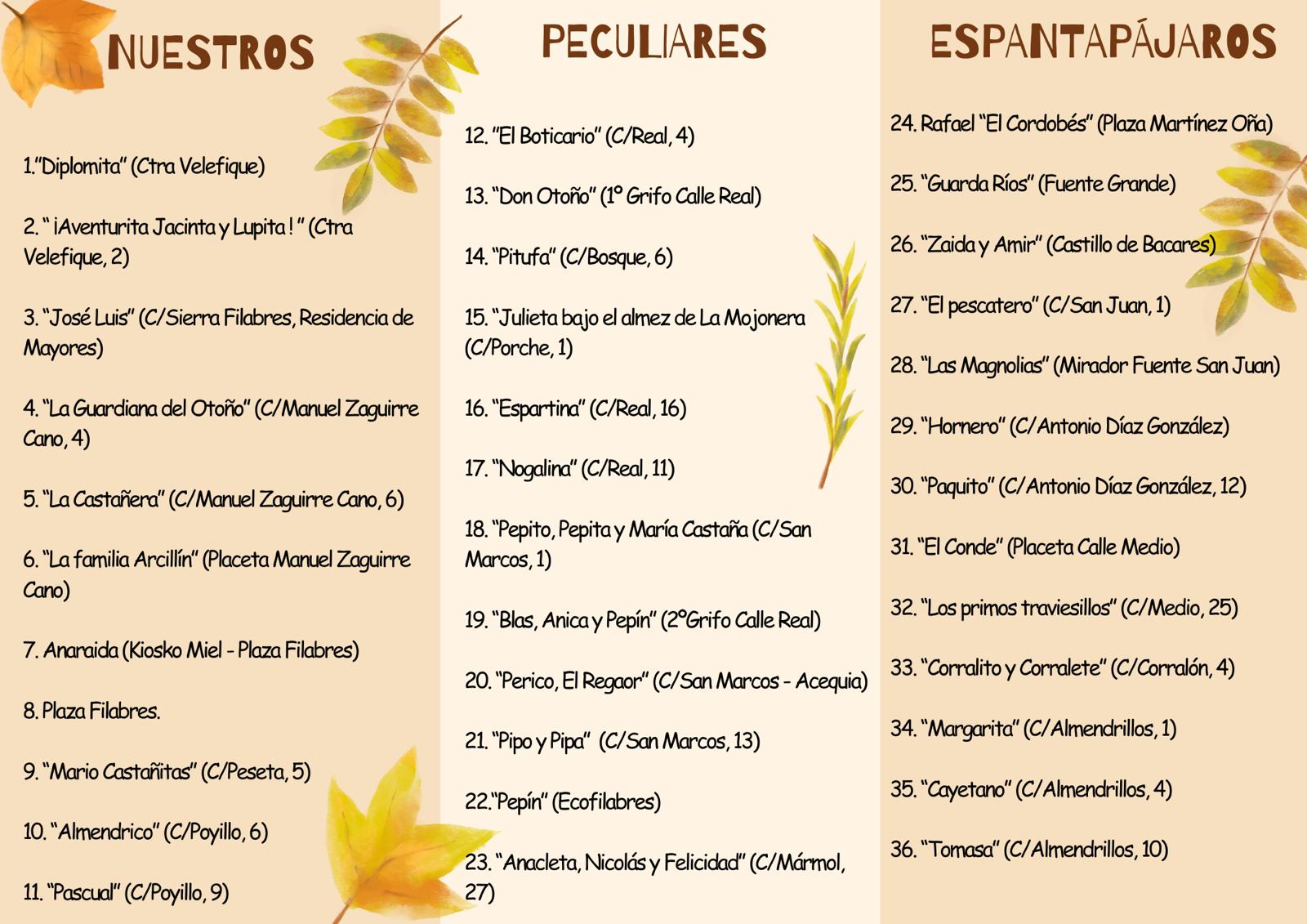 Espantapájaros 'atraepersonas' Espantapájaros 'atraepersonas'