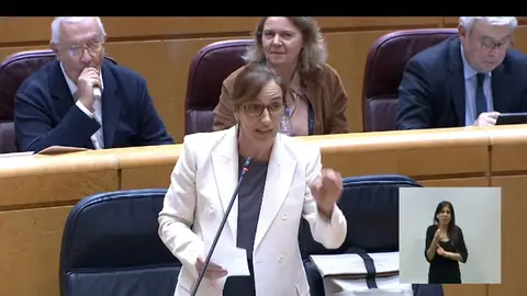 Fragmento de la sesión en el Senado. Fragmento de la sesión en el Senado.