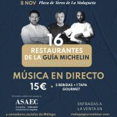 La Academia Gastronómica de Málaga celebra este sábado 8 de noviembre el Festival Gastronómico Málaga Gourmet Tour