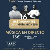 La Academia Gastronómica de Málaga celebra este sábado 8 de noviembre el Festival Gastronómico Málaga Gourmet Tour La Academia Gastronómica de Málaga celebra este sábado 8 de noviembre el Festival Gastronómico Málaga Gourmet Tour