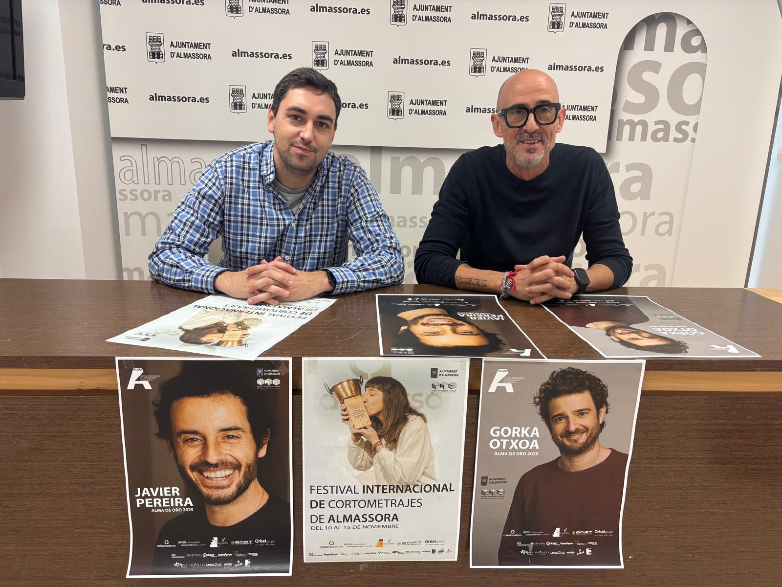El Festival de cortos de Almassora entrega dos Alma de oro a Gorka Otxoa de ‘Machos Alfa’ y al actor Javier Pereira El Festival de cortos de Almassora entrega dos Alma de oro a Gorka Otxoa de ‘Machos Alfa’ y al actor Javier Pereira