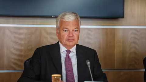 El excomisario europeo de Justicia, Didier Reynders, en una foto de archivo El excomisario europeo de Justicia, Didier Reynders, en una foto de archivo