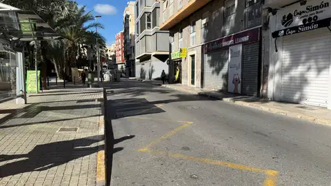 Calle Porta de la Morera de Elche. Calle Porta de la Morera de Elche.