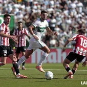 Rafa Mir y Jaureguizar en el Elche-Athletic. Rafa Mir y Jaureguizar en el Elche-Athletic.