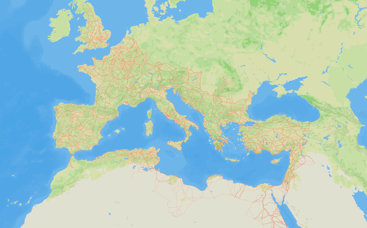 El nuevo mapa de calzadas romanas que se sumerge en los 300.000 kilómetros de carreteras registradas El nuevo mapa de calzadas romanas que se sumerge en los 300.000 kilómetros de carreteras registradas