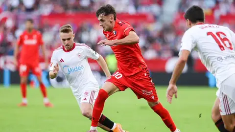 Osasuna, invisible como el balón de invierno Derrota de Osasuna en Sevilla