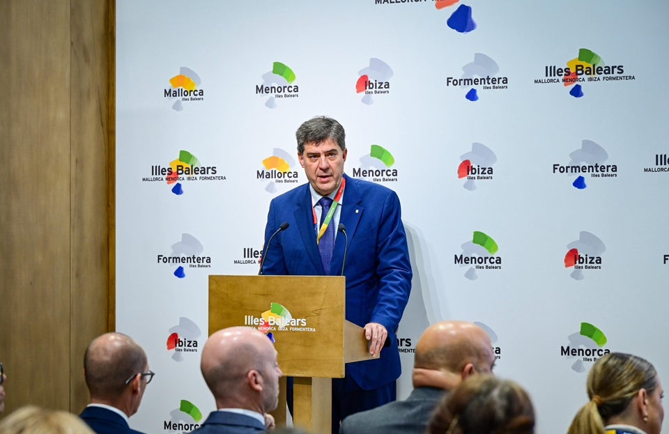 El Consejero de Turismo de las Islas Baleares, Jaume Bauzà El Consejero de Turismo de las Islas Baleares, Jaume Bauzà