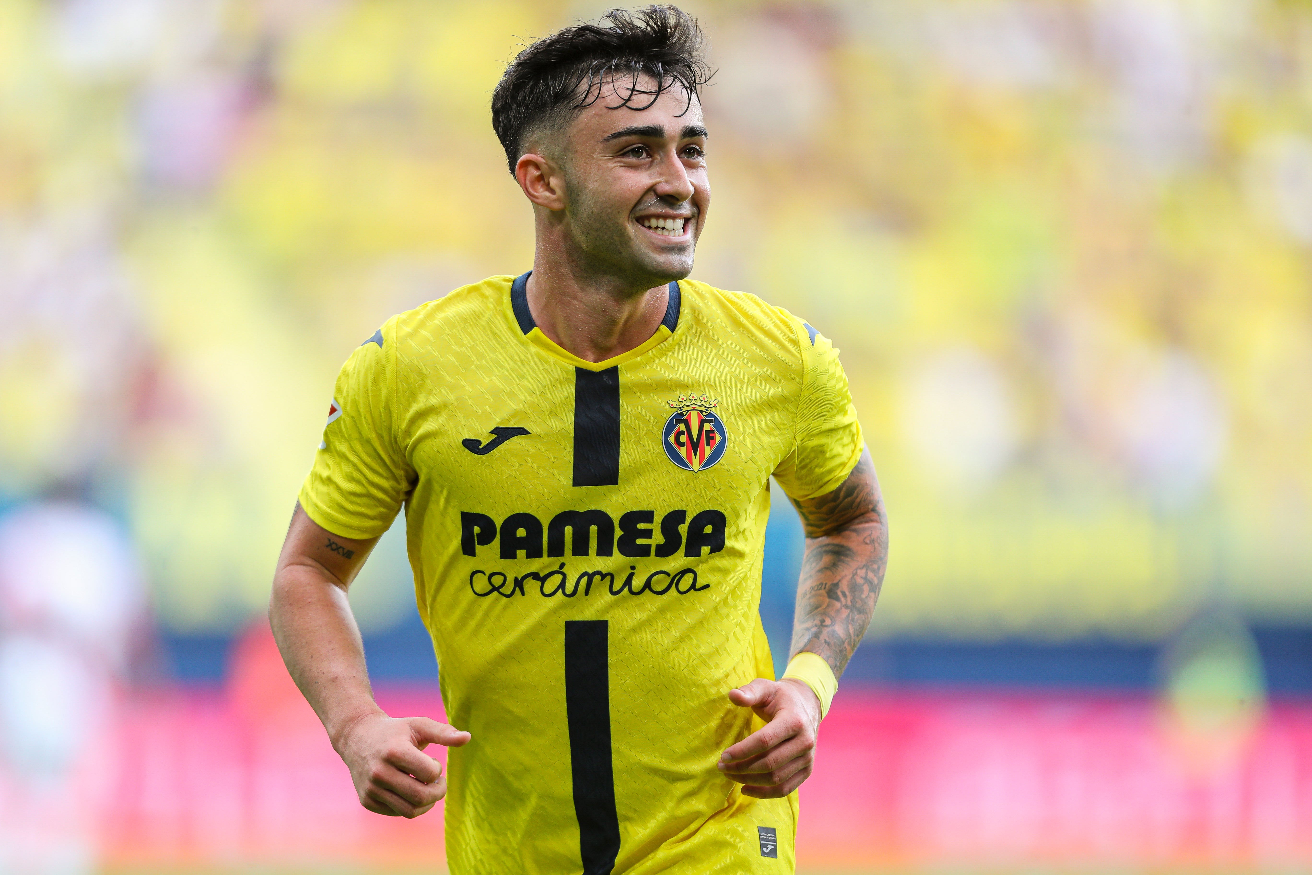 Alberto Moleiro, jugador del Villarreal Alberto Moleiro, jugador del Villarreal